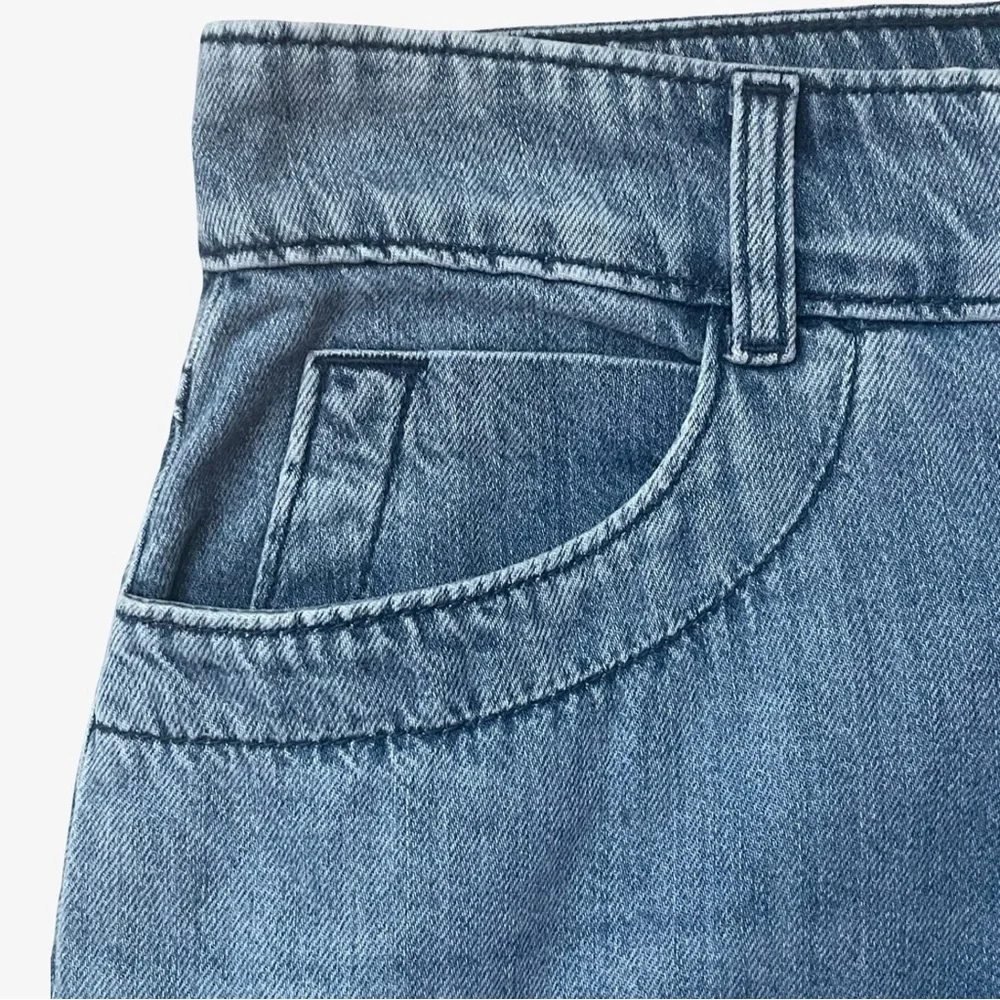 Anthropologie Pilcro Mid-Rise Super Wide Leg Jeans
Elkhorn Coral Blue 30 NWT - Picture 4 of 16